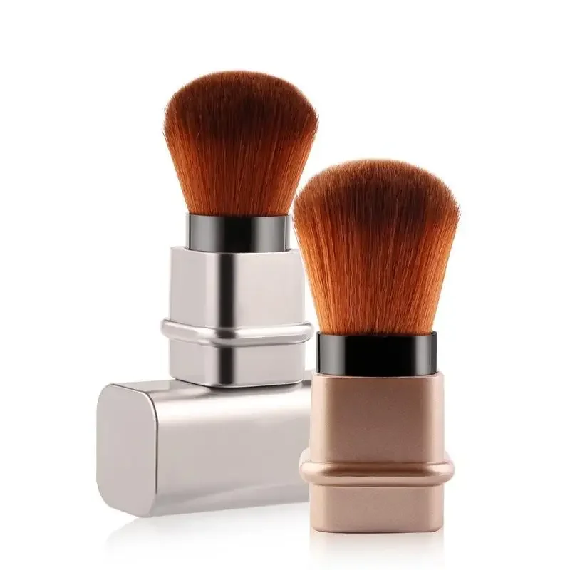 Women's Beauty Retractable Blush Blusher Foundation Face Powder Cosmetic Makeup Brush