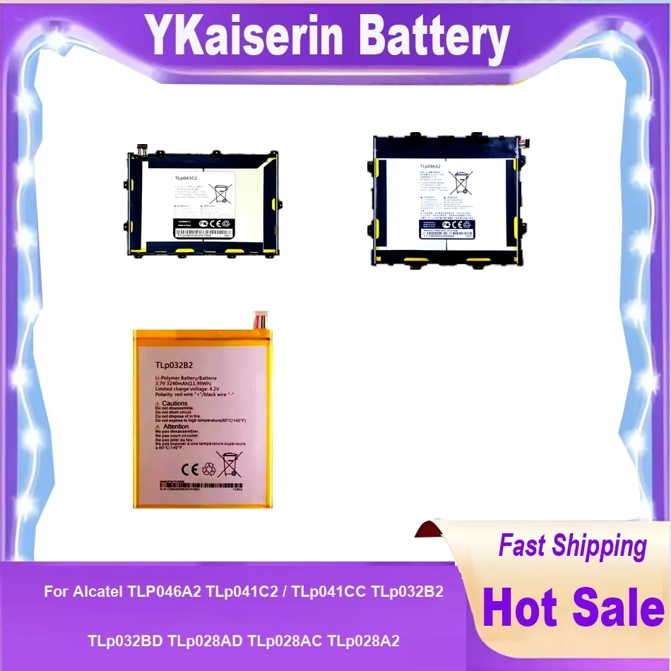 

Аккумулятор для планшета Alcatel Onetouch POP 7 8 P310A 10 9,6, OT-P360X Pixi 3 LTE/Pixi 7,0 4G P321 P320 P320A P320X Bateria