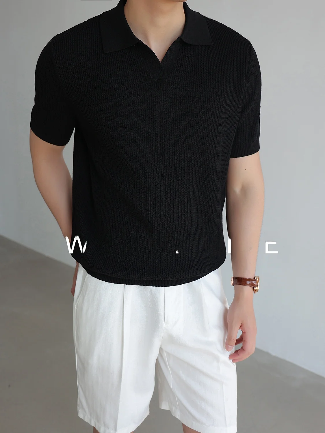 Men's Linen  Shirt Casual Short Sleeve Breathable Comfortable Standard Fit Business Casual Minimalist Style T-Shirt