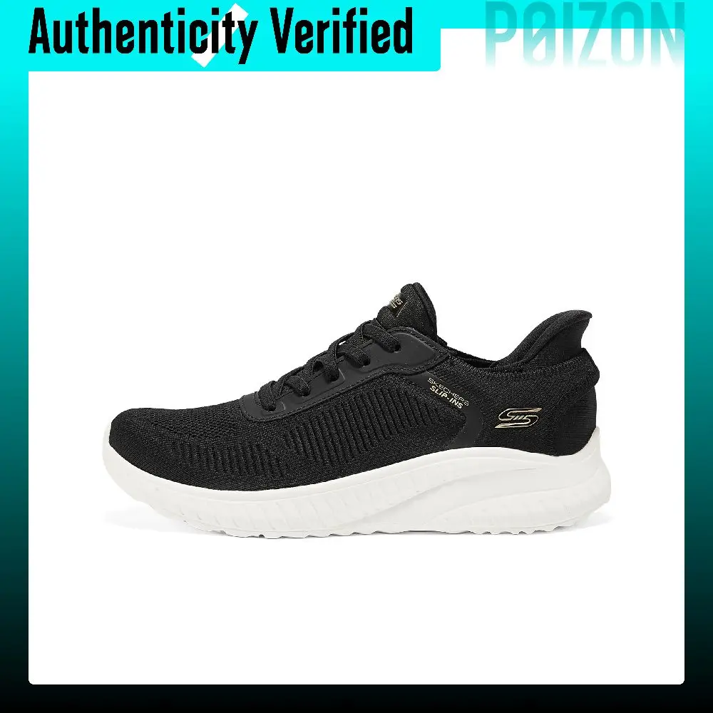 Skechers Bob's Abrasion Resistant Abrasion Resistant Low top Casual Shoes Women's Black 117497-BLK