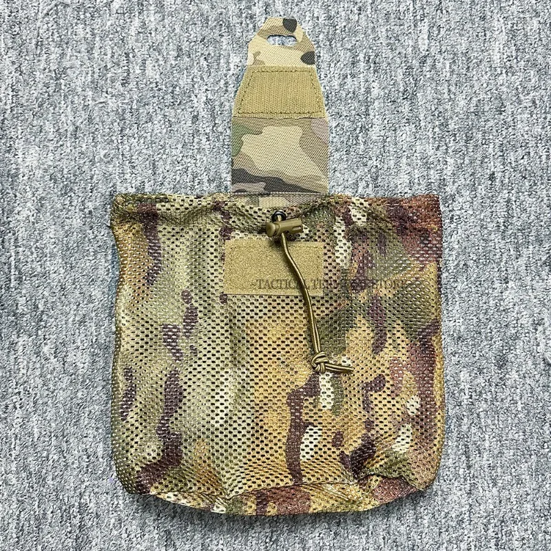 Taktische Folding Dump Pouch Kordelzug Magazin Utility Pouch Mesh Taille Tasche Roll Up Faltbare Recovery Tool Pack EDC Lagerung Tasche – Detail 17