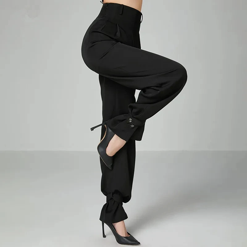 2023 New Ballroom Waltz Modern Dance Trousers Dance Competition Standard Ballroom Dancing Clothes Latin Pants