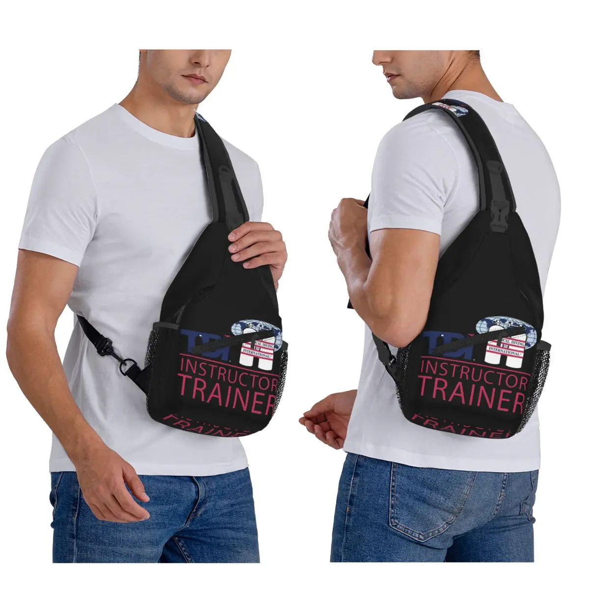 

Нагрудная сумка для подводного плавания международного размера (SDI), мужской рюкзак через плечо на слинге, нагрудная сумка, дорожный походный рюкзак, сумка на плечо