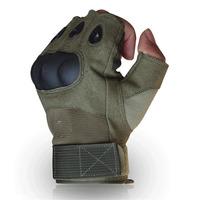 Russian Tactical Gloves - Hardknuckle Half-Finger Combat Gloves for MMA & Outdoor (Cut-Resistant)