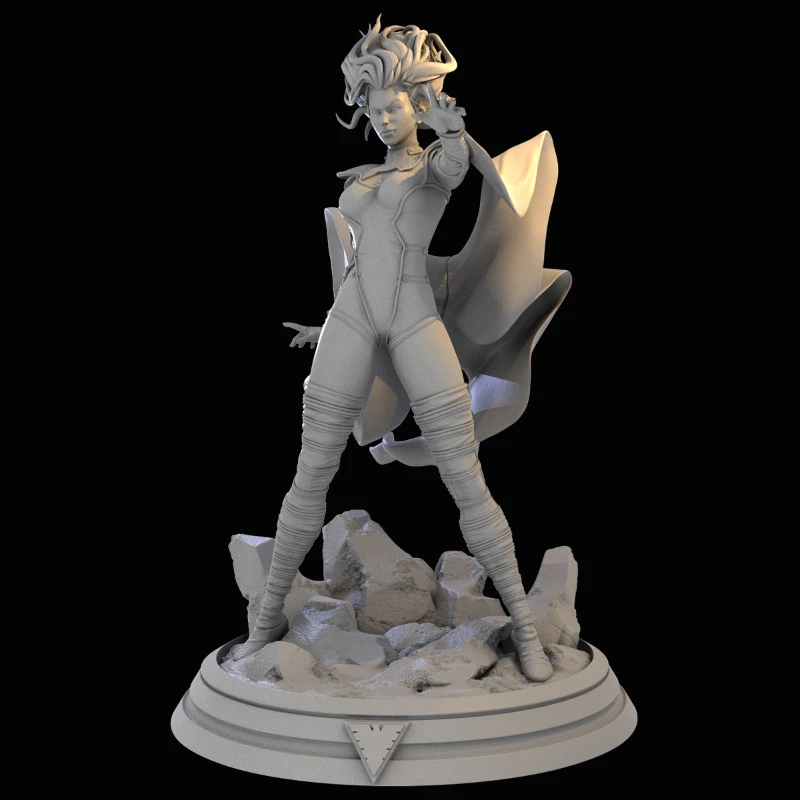 

Super Girl Figurine 1/24 Scale resin model assembly kit unpainted and unassembled Statuettes Toys
