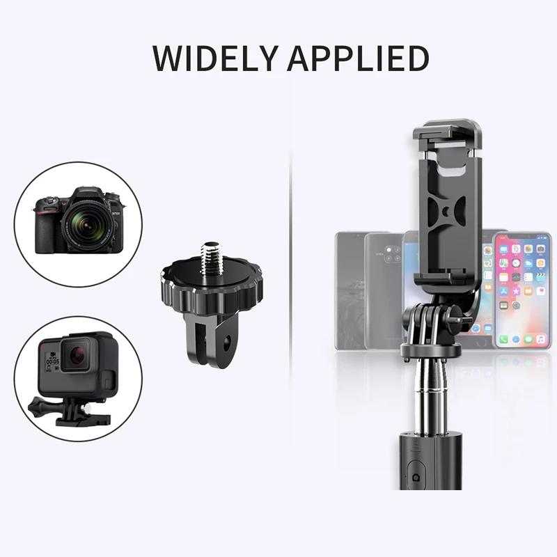 4 In1 Wireless Bluetooth Selfie Stick Tripod Phone Stand Foldable Monopods Universal for Smartphones Sports Action Cameras