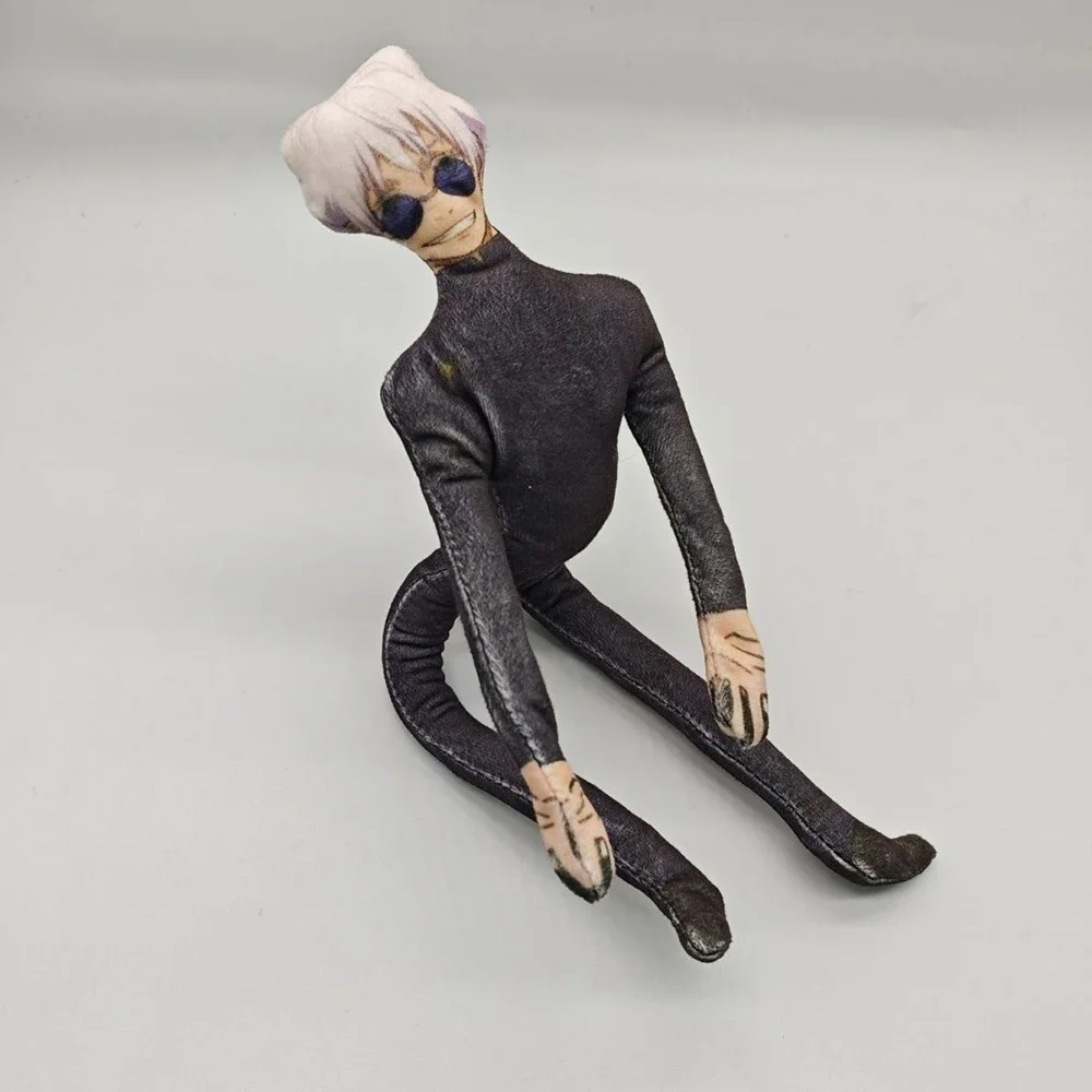 Anime Jujutsu Gojo Satoru Itadori Yuji Cosplay Keychain Plush Cotton Doll Slender Twistable Shape Room Abstract Decoration