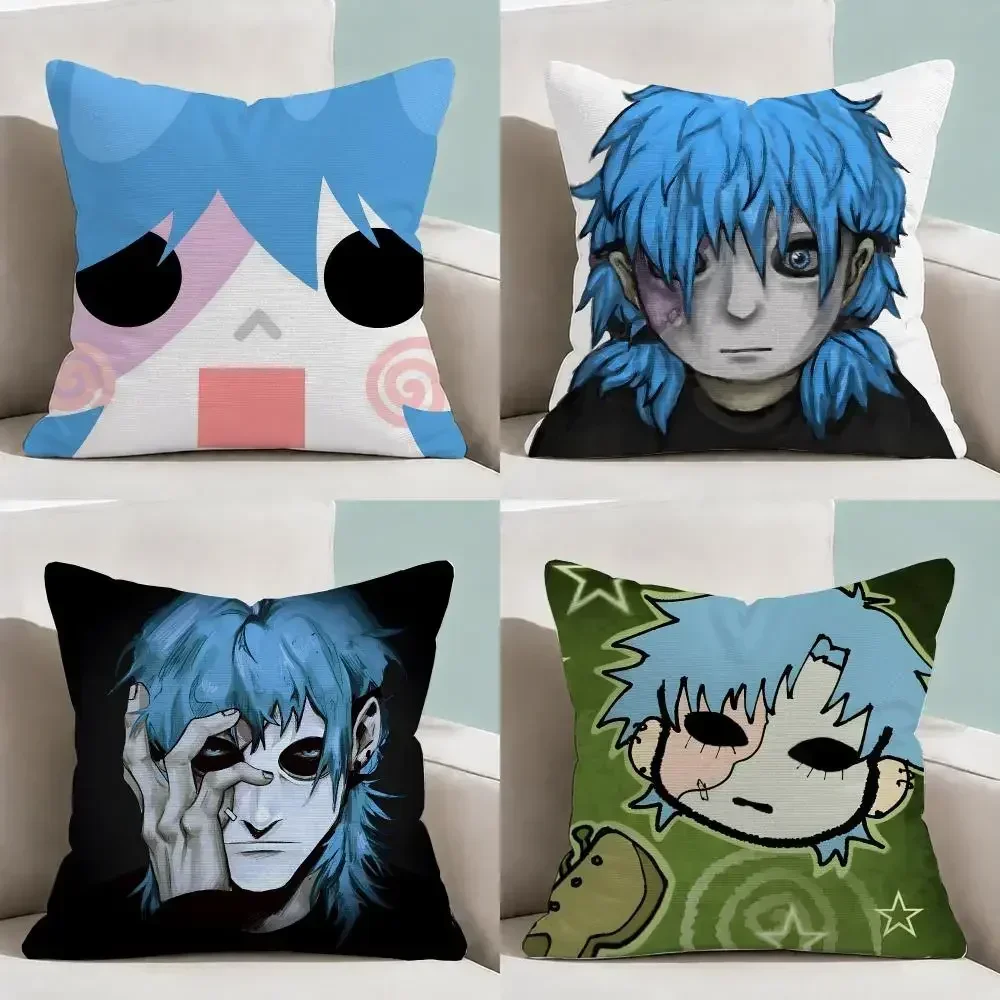 Game Sally Face Sal Fisher Larry Horror Cushion Cover Throw Pillow Soft Short Plush Cozy Durable For Sofa Bedroom HomeDecor