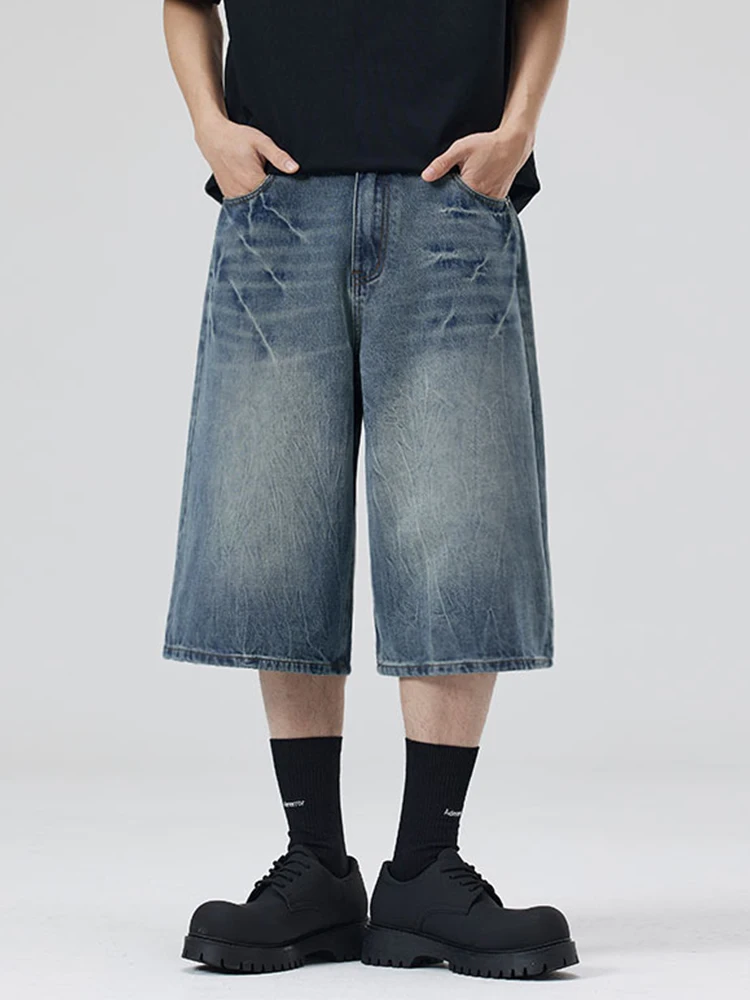 

Ретро-джинсы с широкими штанинами в американском стиле, унисекс, летние, новые, свободного кроя, повседневные, молодежные, трендовые, из смесового хлопка, джинсовые брюки