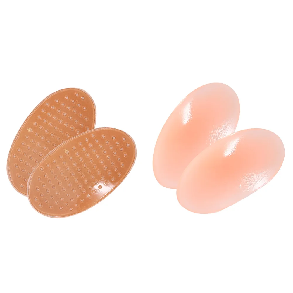 

2 Pairs Anti-slip Shoulder Pads Silicone Cushion Clothing Petticoat Women Adhesive Accessory Breathable Thin Four
