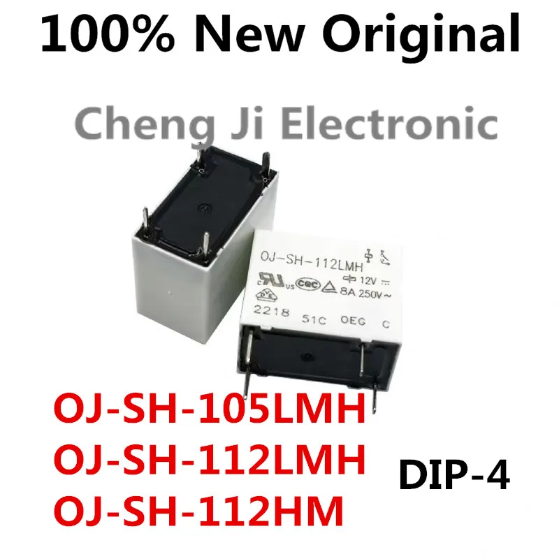 

5-10PCS/Lot OJ-SH-112LMH 、OJ-SH-105LMH 、OJ-SH-112HM 、OJ-SH-105HM DIP-4 New original Universal Power Relay SPST OJ-SH-112LM