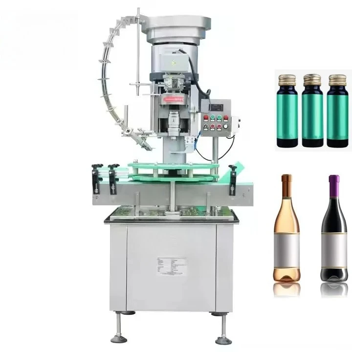 Tappatrice per bottiglie di vetro Ropp per tappi in alluminio automatica