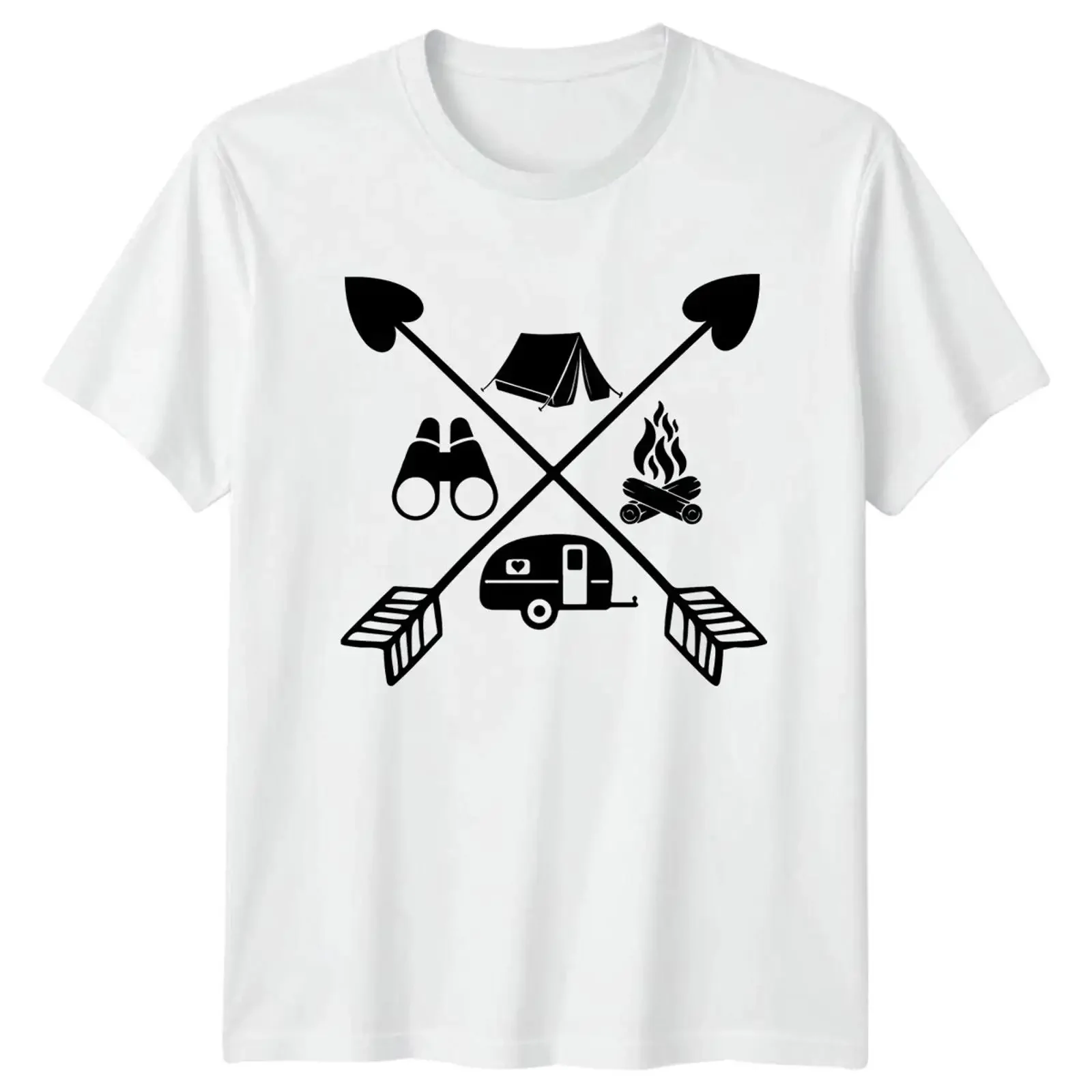 Outdoor Abenteuer Camping RV Life T Shirt Wohnmobil Leben Geschenk für Sie und Ihn vintage Washed Stretched Versatile