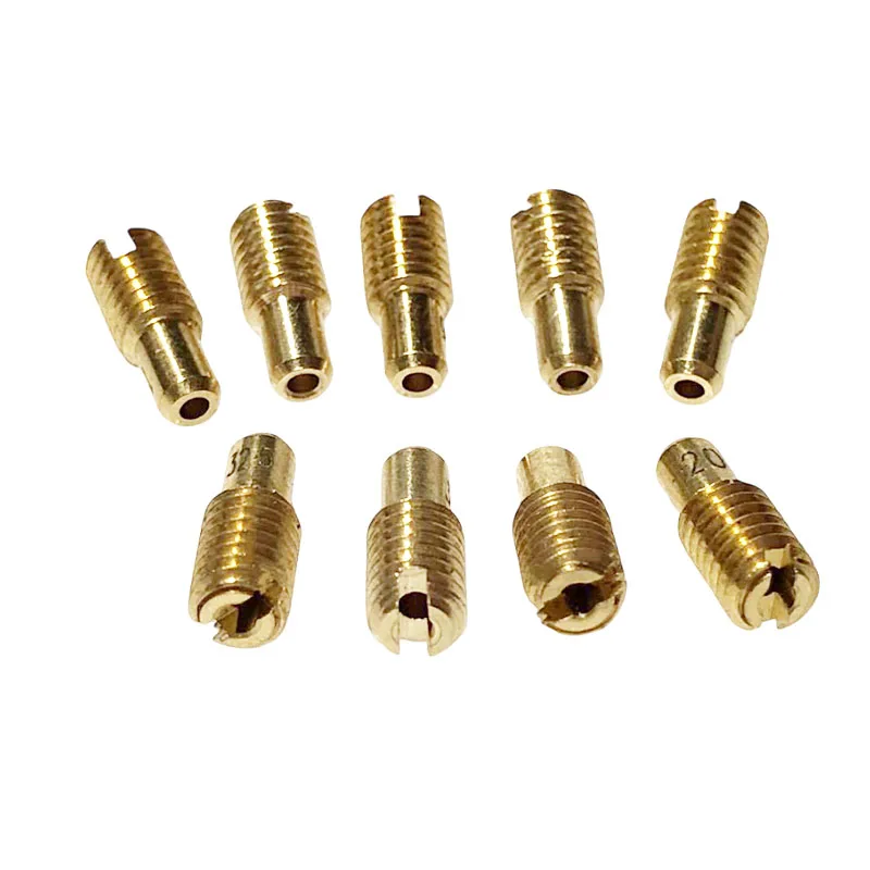 Carburatore Pilota Lento dle Jet M4x0.7MM per Mikuni Serie VM Carb VM26-606 VM20-273 VM28 Yamaha DT125 DT175