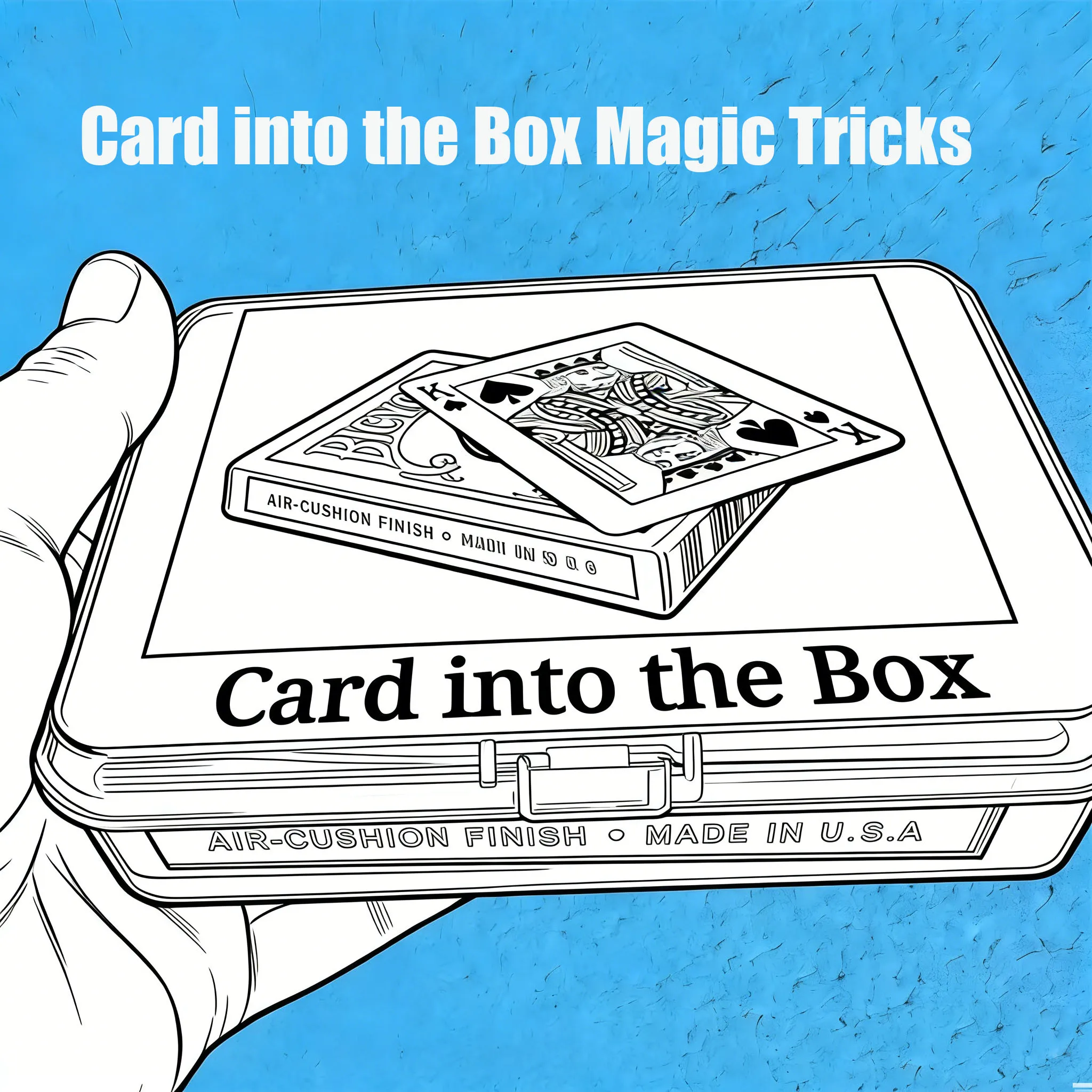 

Карта в коробке: Фокусы с картами, реквизит для магии, иллюзии, магия крупным планом, ментализм