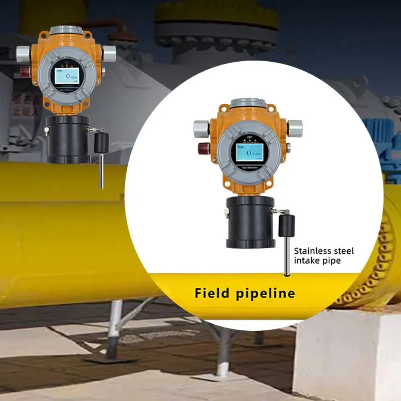 S400-B detector de gás filtrado bombeado multi detector de gás combustível tóxico nocivo detector de gás fixo