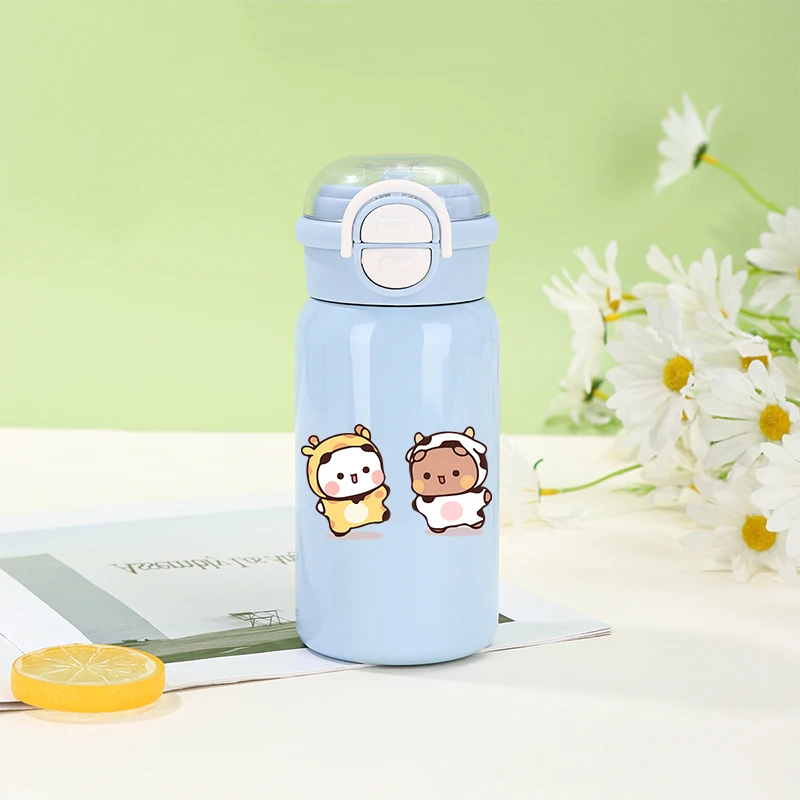 500ML Bubu Dudu Thermos Cup Yier Bear Panda Water Cups Kid 316 Stainless Steel Insulated Cup Girl Boy Straw Drinking Bottle Gift view 6