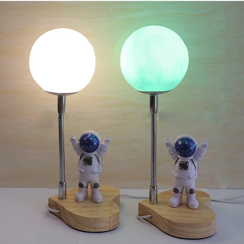 

Astronaut Led USB Night Light Creative Portable Lighting Adjustable Spaceman USB Light Bedroom Decoration Lamp Desk Light Gift