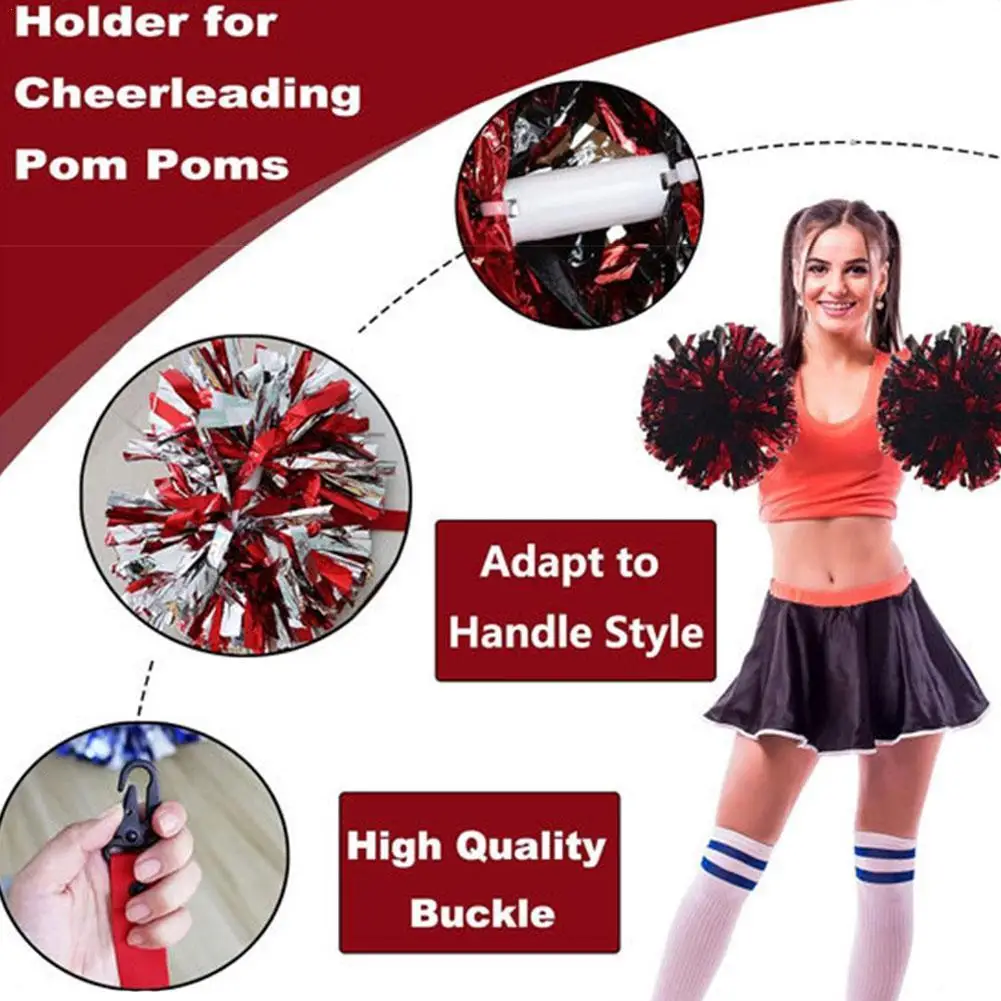 

Cheerleading Pompoms Storage Fixed Storage Lanyard Personalized Dance Party Cheer Accessories Cheerleader Pom Poms Holder Strap