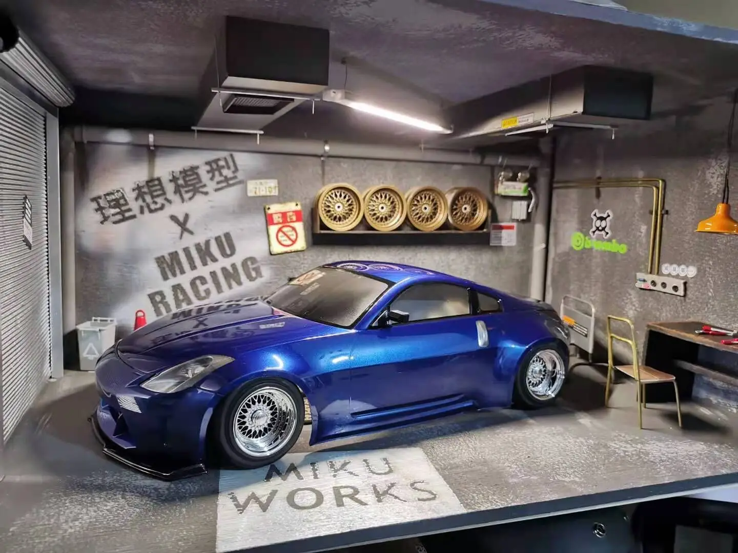 1/10 PC RC shell body 350Z Fairlady Z wide body 200mm width