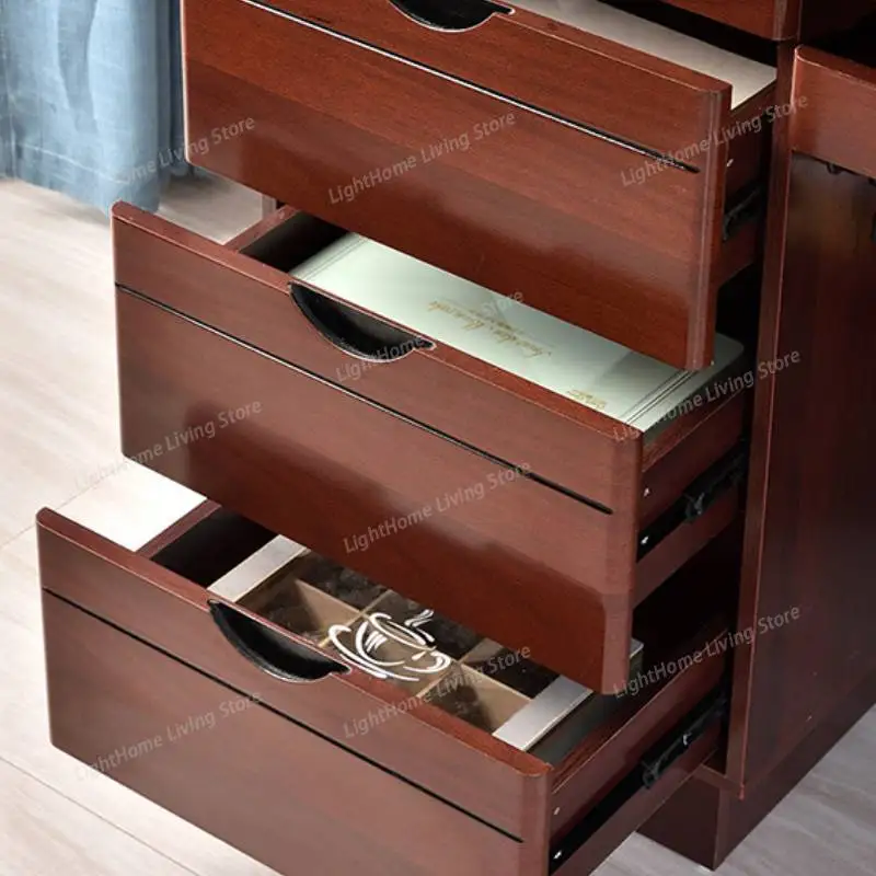 

Gaming Wide Designer Desks Office Fancy Storage Nordic Drawers Computer Desks Gaming Korean Aesthetic Biurko Lounge Furniture