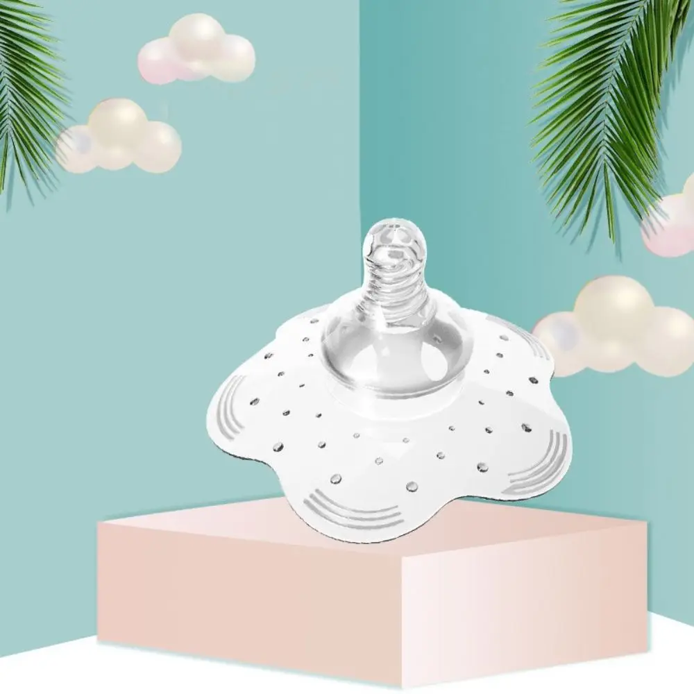 

Petal Style Spiral mechanics Cross-milk Hole Nipple Protector Breastfeeding Shields Women Milk Extractor Feeding Breast Pad