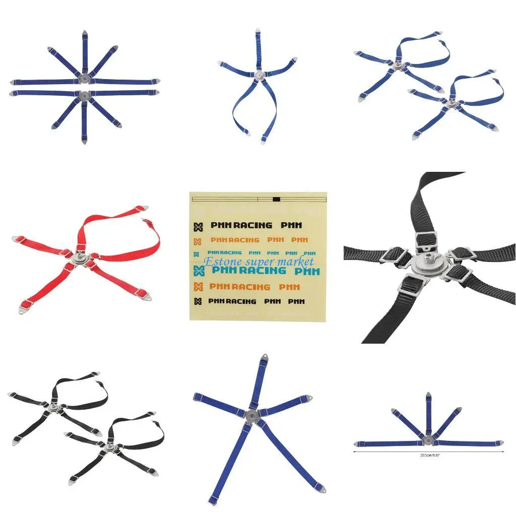 

090B 2Pcs High Simulation Driver for Seat Belt Buckle Strap for Axial 90018 RC