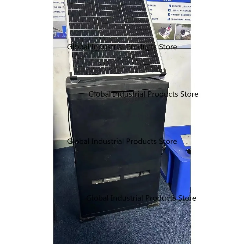 Electric Automatic Solar Feeding Machine with Digital Timer Rat Proofing Solar Panel Feeder for Pets