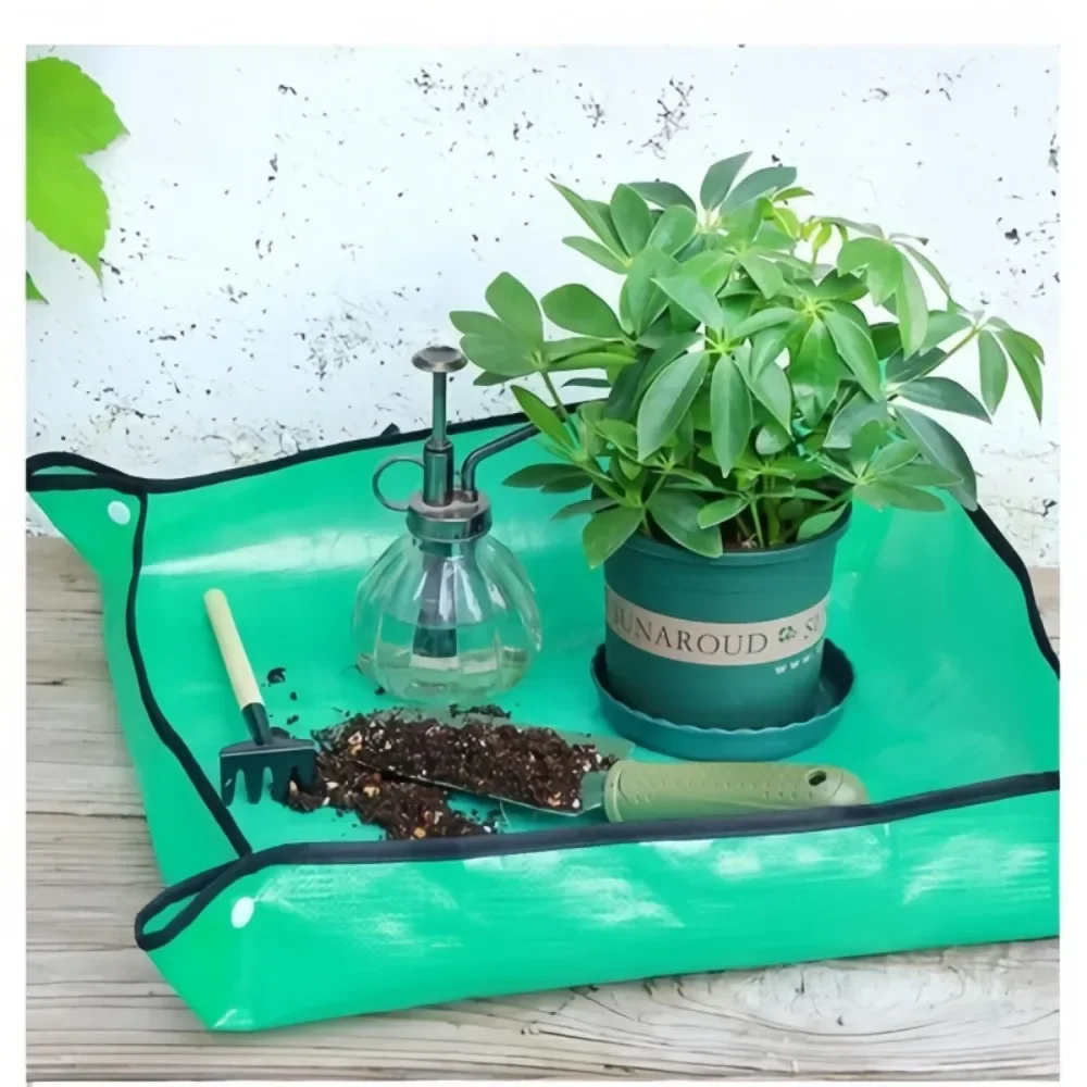 Flower Pot Transplant Pad 50/100cm Double-sided Waterproof Foldable Suitable for Indoor Gardening Tools in Farm Gardens