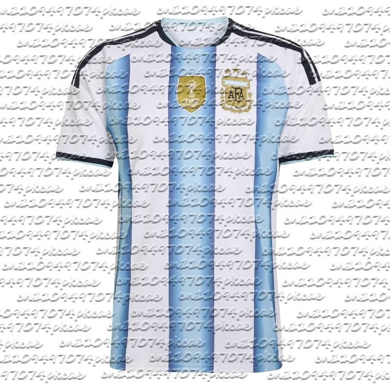 Camiseta de la Selección Argentina 2026 para la Competencia Mundial, Nueva, para Hombre, Ropa Deportiva Transpirable de Secado Rápido para Aficionados al Fútbol