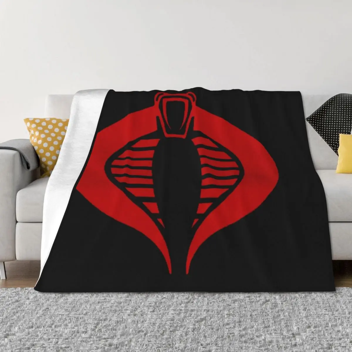 

Gi Joe Cobra Enemy Logo Throw Blanket Winter beds Hair Summer Beddings Luxury Designer Blankets
