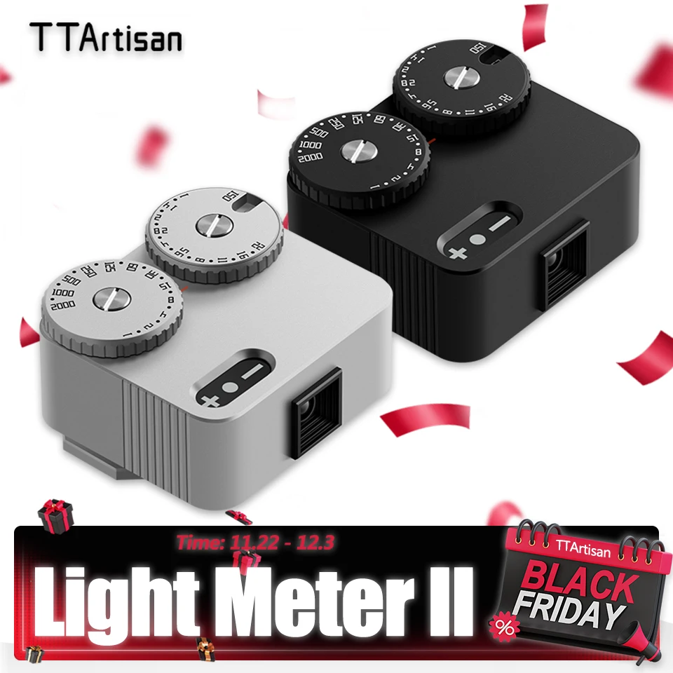 TTArtisan Light Meter II Cold Shoe Mount for DSLR Mirrorless Camera Light Meter Photography Accessories A7RIII  XT-100 ZFC R5