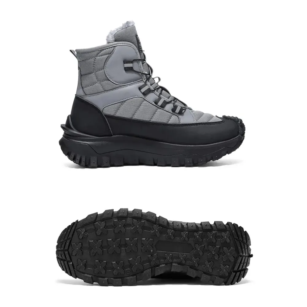 2025 Winter Nieuwe draaibare gesp Fleece waterdichte snowboots Outdoor antislip en slijtvast