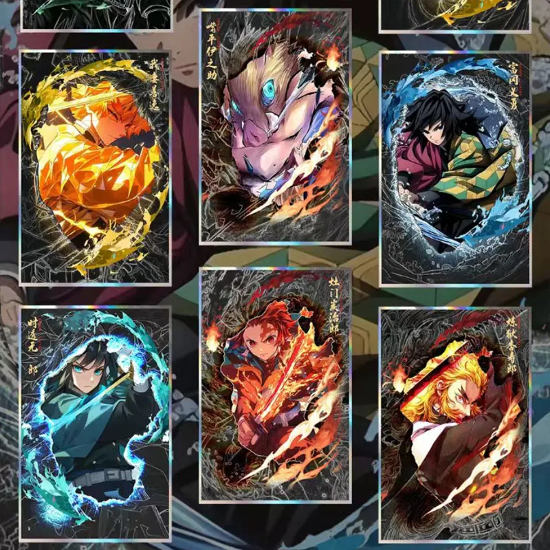 2025 ใหม่ล่าสุดขายส่งวัฒนธรรมผีเสื้อ Demon Slayer กระดาษสีอะคริลิค Master ชุด Mitsuri Trading CCG TCG Art ของขวัญ