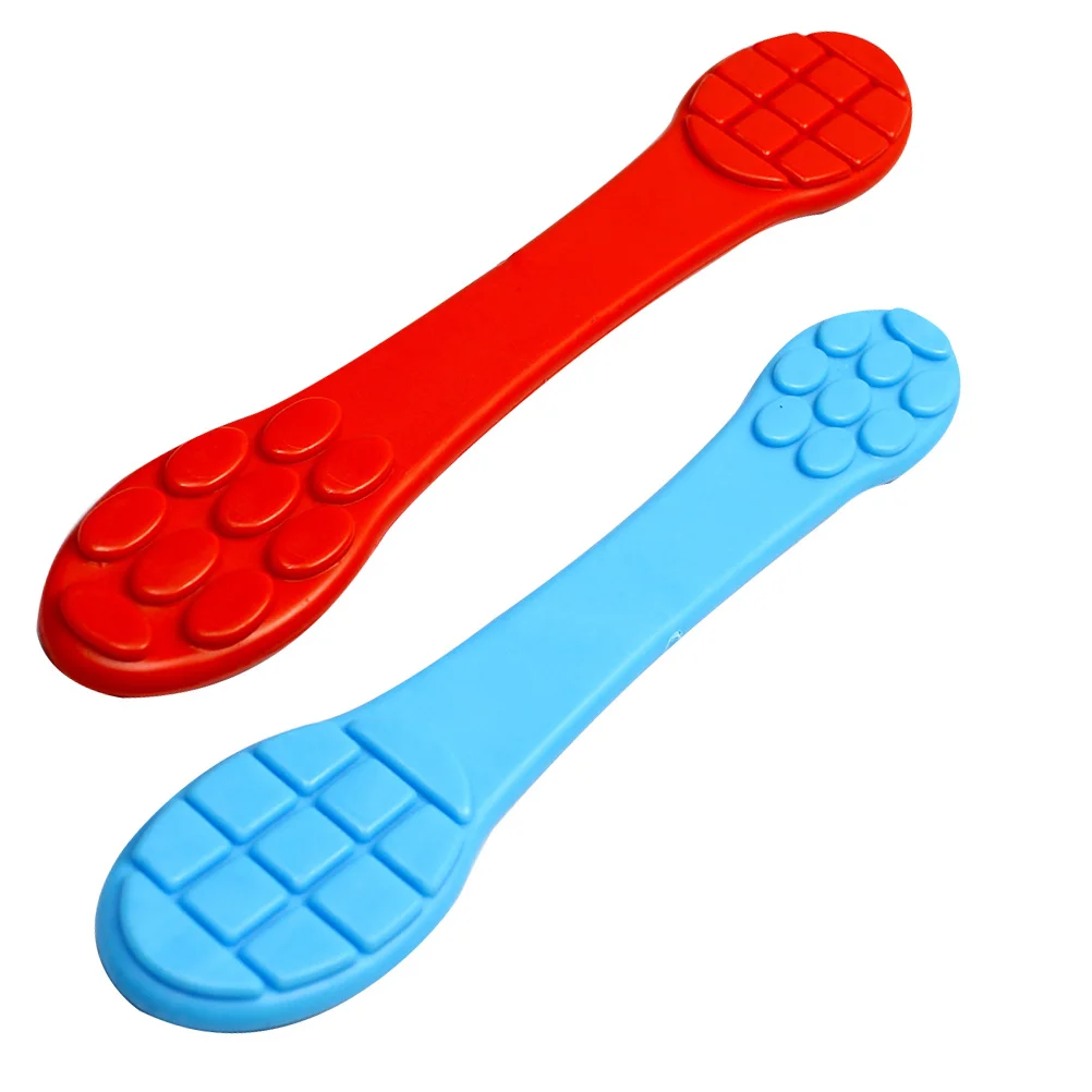 

2pcs Silicone Massage Hammer Pat Stick Body Care Tool For Back Shoulder Neck Therapy Acupoint Massager Relieving Fatigue