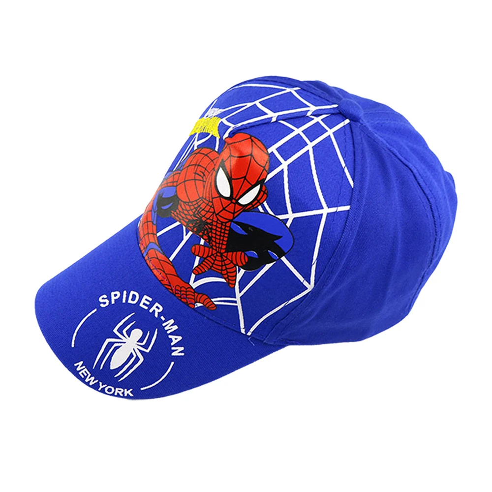 Superbohater Spiderman czapka z daszkiem moda na co dzień krem ​​do opalania kaczka kapelusz z językiem nadruk pająka dzieci akcesoria Cosplay nakrycia głowy czapka przeciwsłoneczna