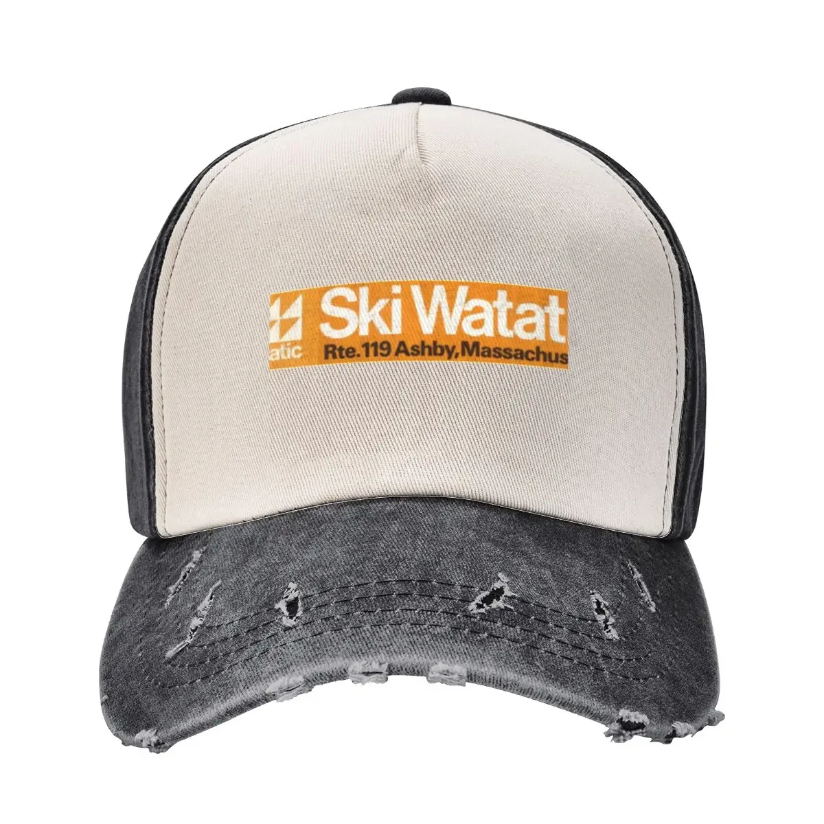 

Mt Watatic Ski Area Baseball Cap Golf Cap fishing hat Uv Protection Solar Hat Women Men's