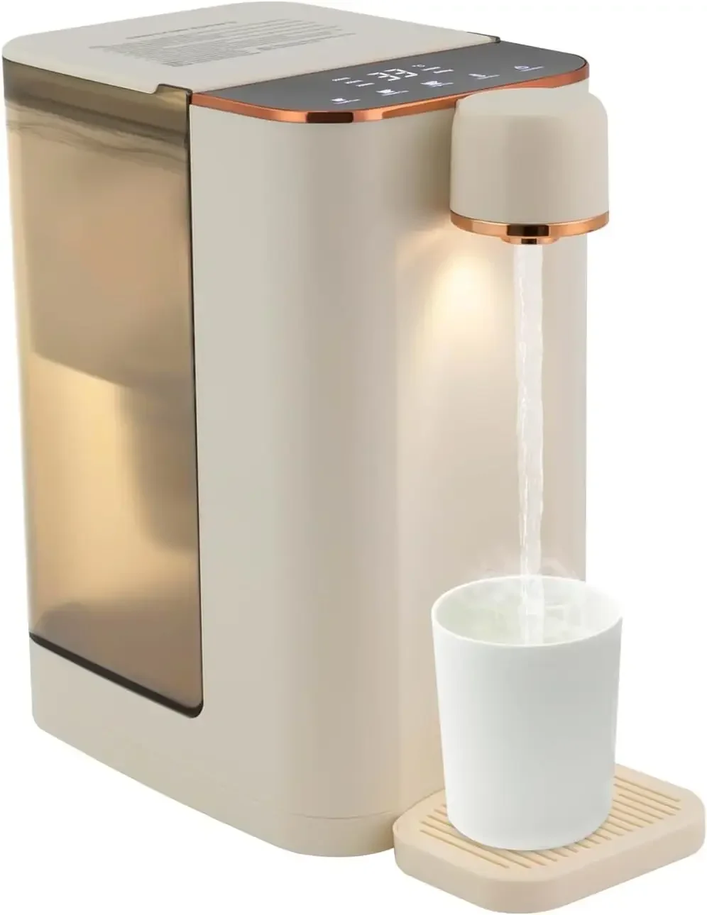 Image of NEUESTER 220V2000W Durchlauferwasserspender für den Haushalt, 3L Fassungsvermögen, 3S-Heizzeit, mit quantitativer Wasserspenderfunktion