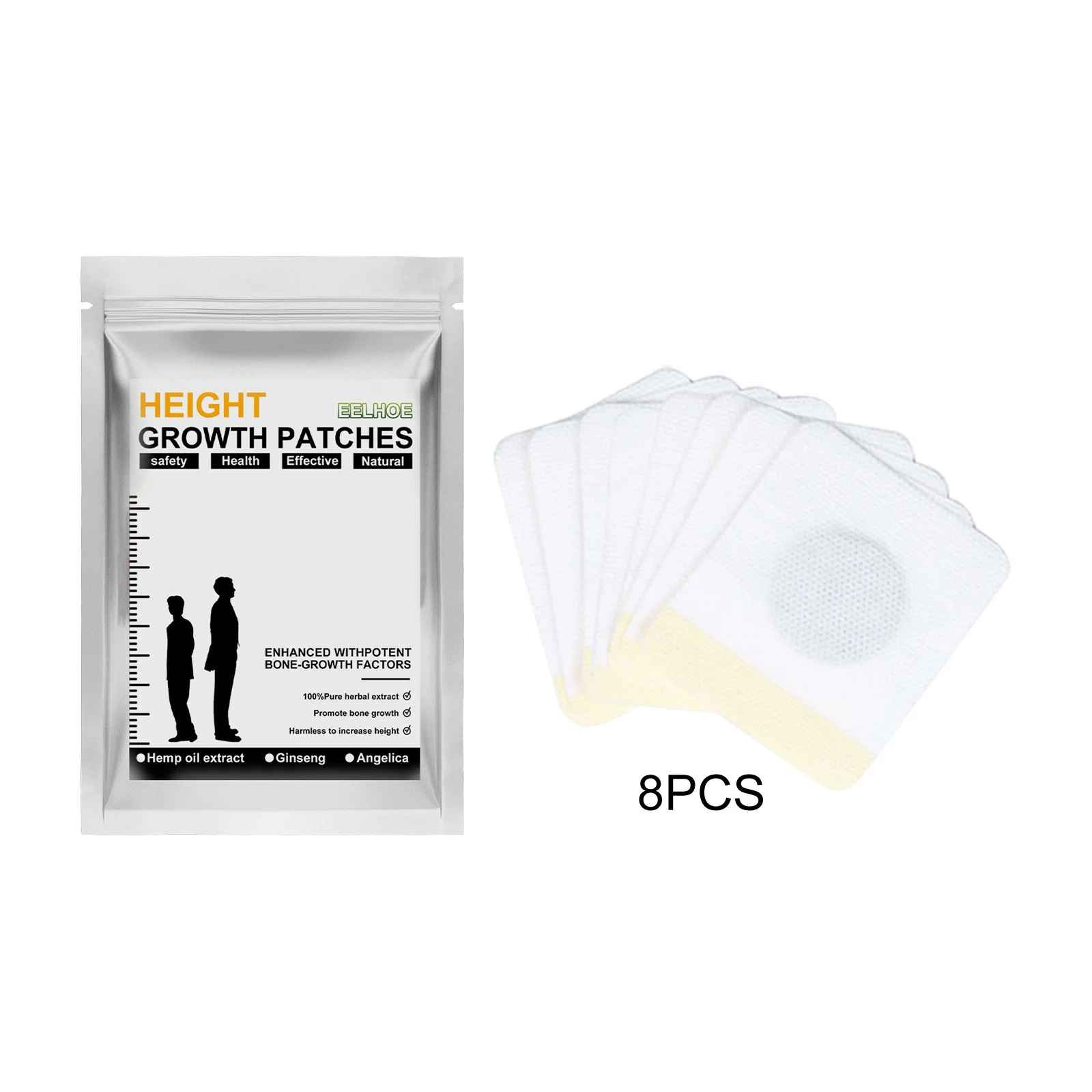 

Body Growth Promoting Patch, Foot Extension Patch, Foot Sole Acupoint Stimulation, High Care for Feet, Foot Care