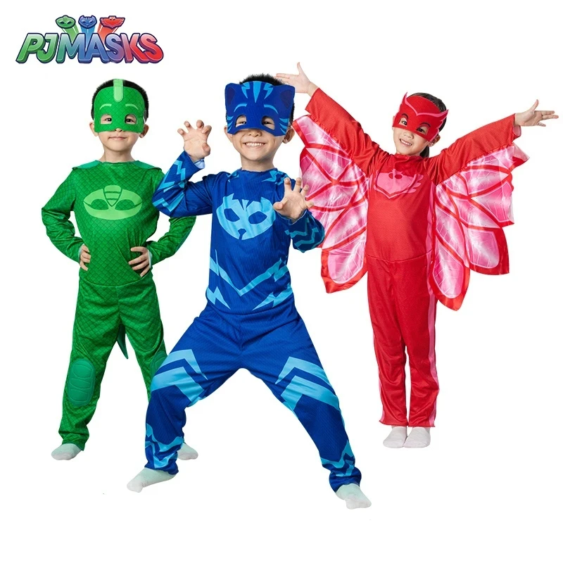 PJ Masks Cosplay Costumes Costumes Anime Halloween Christmas Cos Dress Up Party Clothes Children's Birthday Gifts