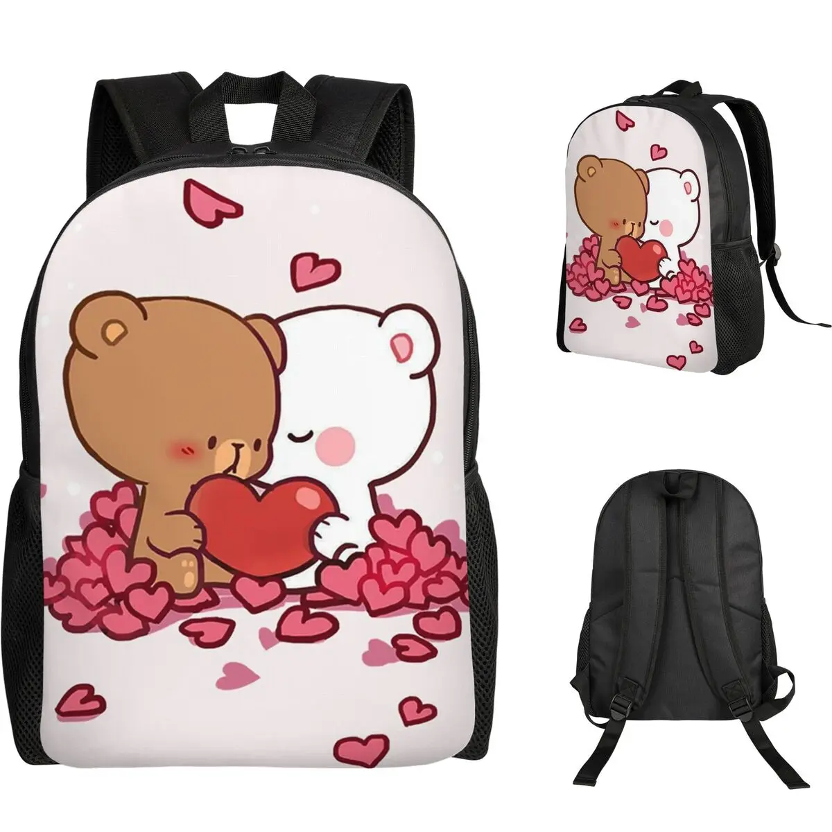 

Рюкзак Peach And Goma Bubu Dudu Balloon для школьников, для мальчиков и девочек, школьная сумка, сумка для ноутбука, сумки через плечо