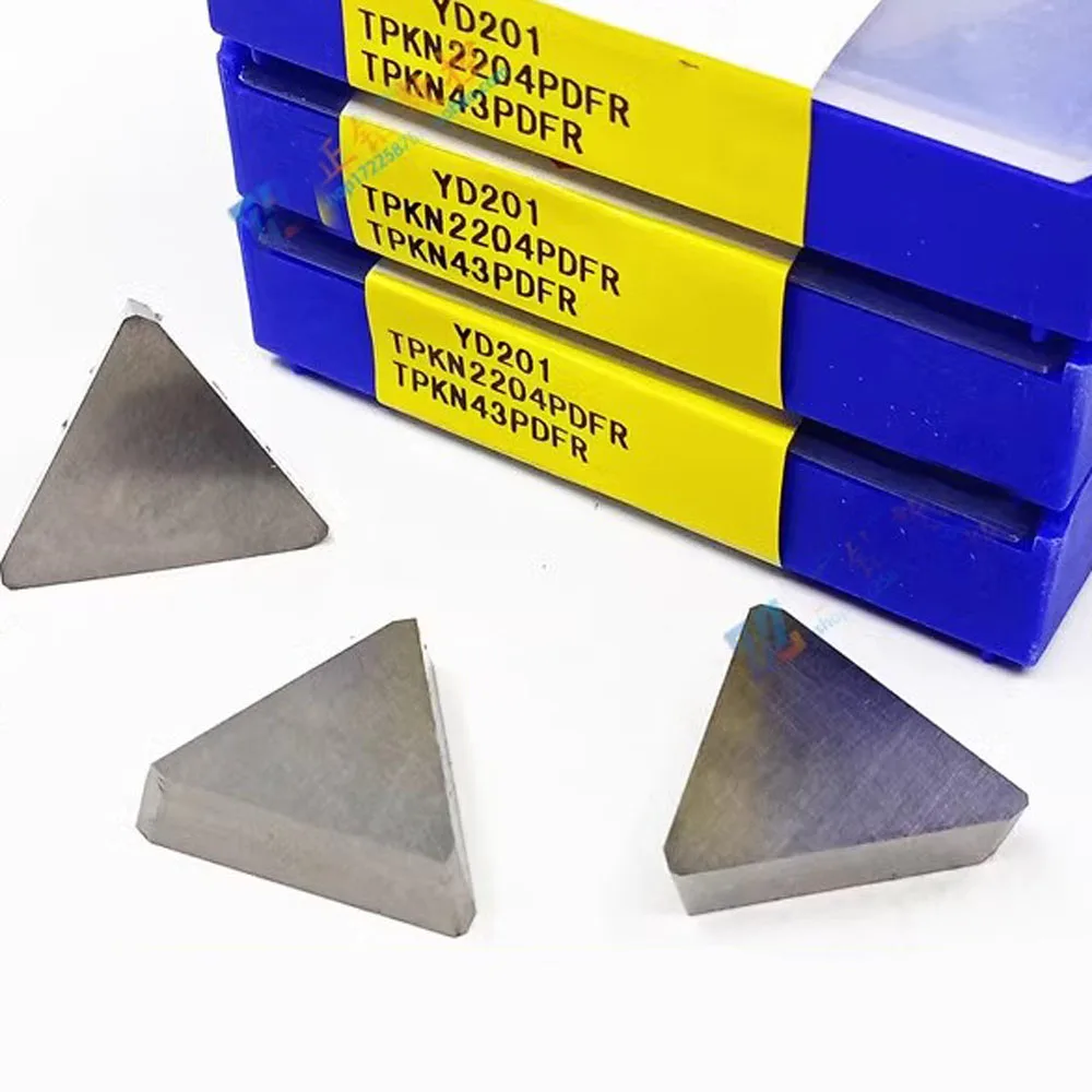 New Original China Milling Cutter Tool CNC Industry Blade TPKN2204PDFR YD201 Carbide Inserts TPKN 2204 PDFR YD201 Turning Plates