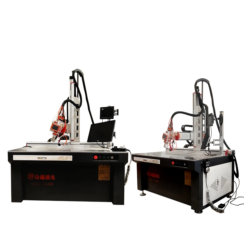 1000w 1500w 2000w Stainless Steel Aluminum Brass fiber laser welding machine