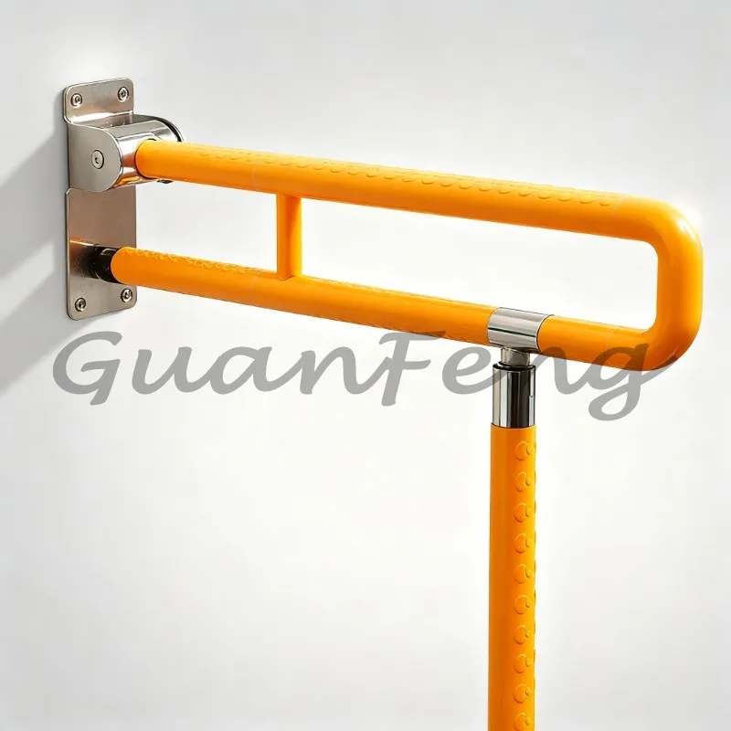 Folding Stainless Steel Toilet Handrail Non‑Slip Barrier‑Free Safety Railing Handle for Elderly