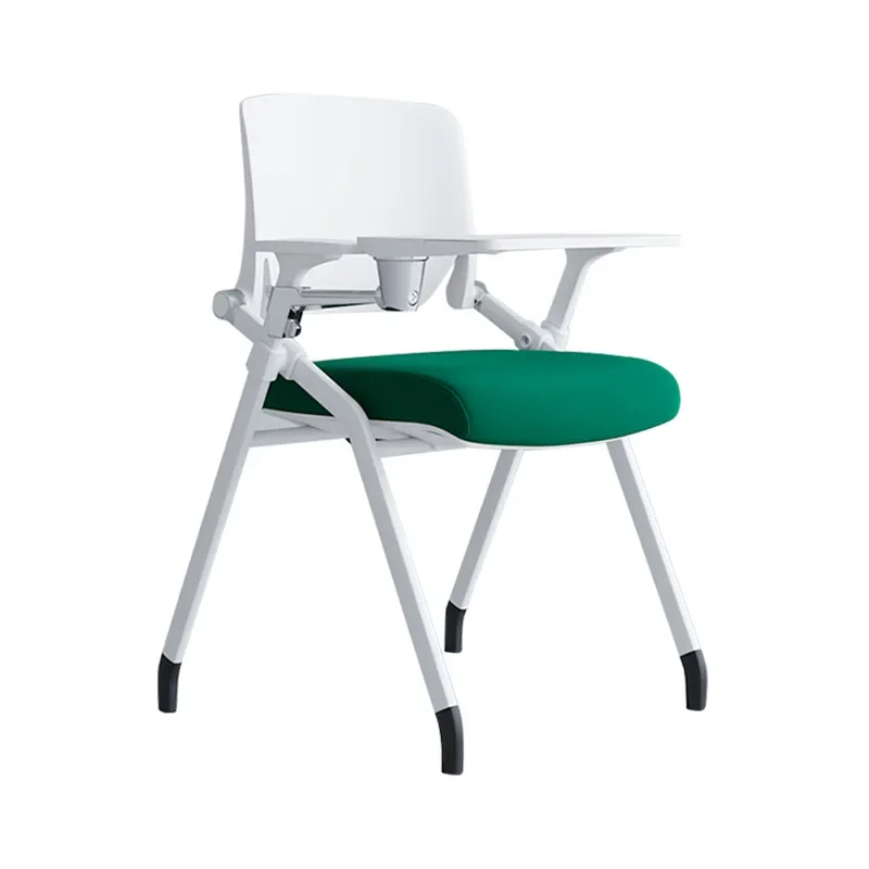 

Manufacturer wholesale training chair with armrest foldable simple meeting room chair with pulley backrest
