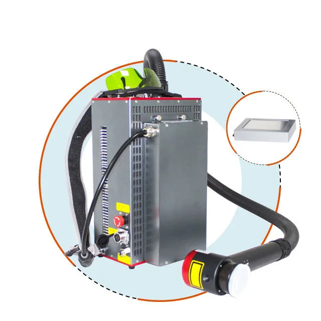 Hoge kwaliteit Mini Pulse Laser Roestverwijdering Machine Schonere Laserreinigingsmachine voor verf