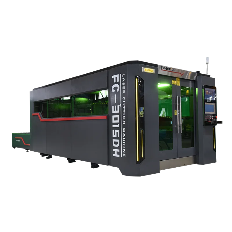 

SUDA FV6025 6000mm*2500mm Full cover Fiber Laser Cutting Machine With Exchange Table 12KW 20KW 30KW