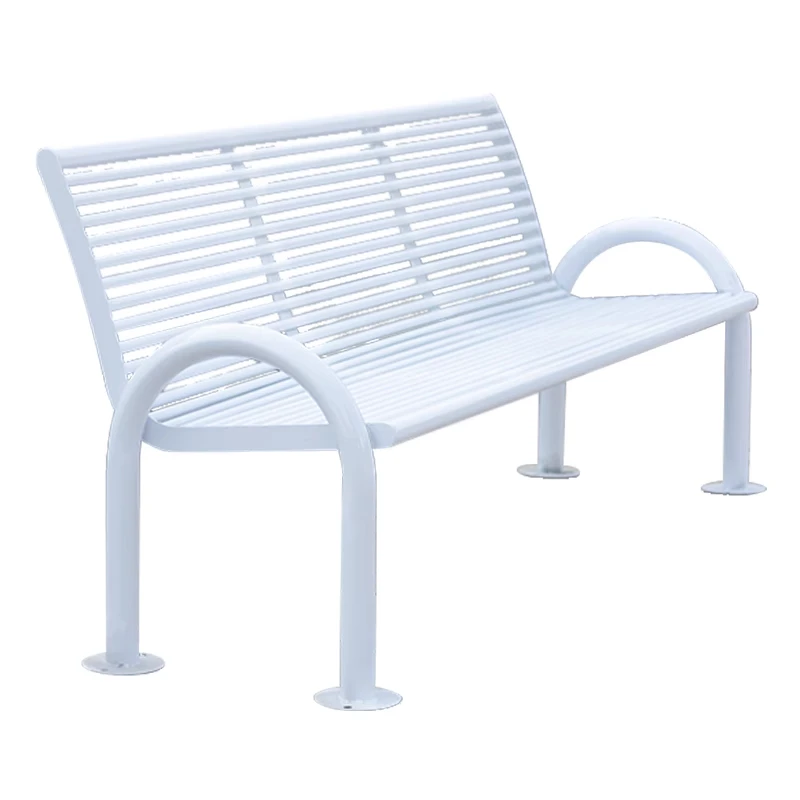 Iron Art Customized Automatic Contemporary Design Leisure Outdoor Chair Convertible and Extendable Bench Made of Plastic