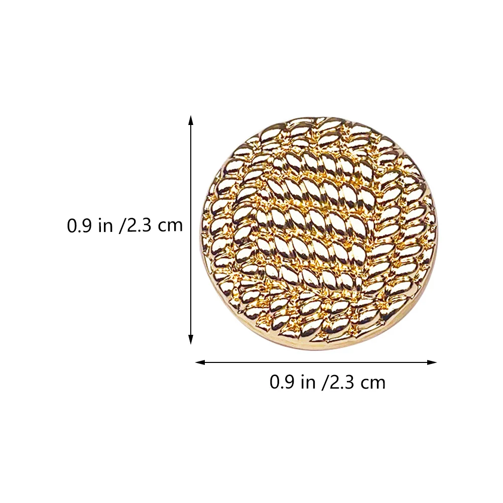 

20Pcs Metal Buttons Alloy Decorative Sewing Buttons DIY Clothing Replacement Buckles for Shirts Hats Sweaters Coats Suit Jacket