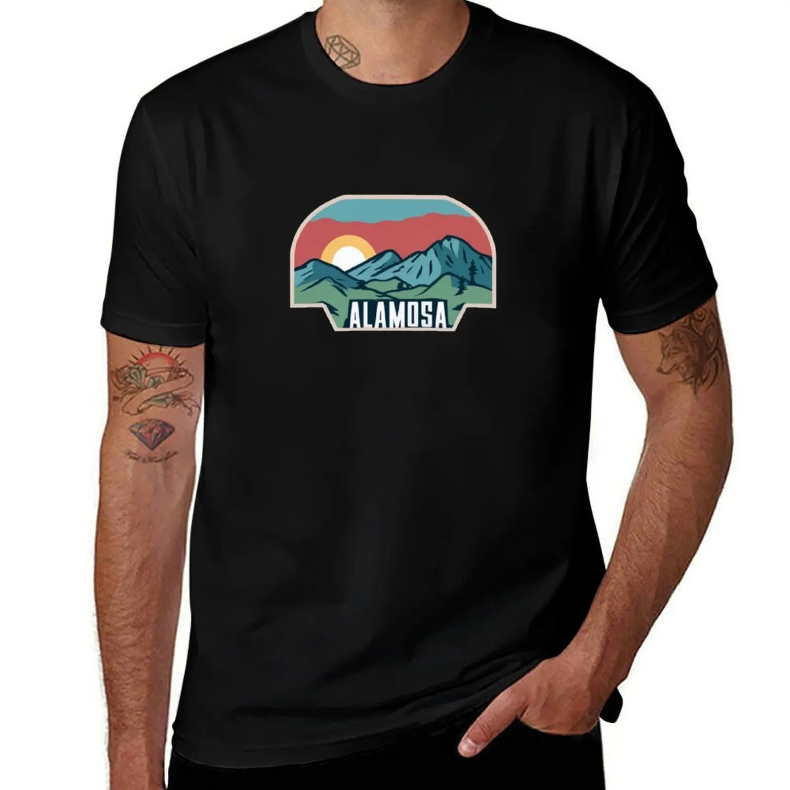

Alamosa, Colorado The magic of the colorado mountains T-Shirt summer clothes graphic tee shirt summer top mens workout shirts